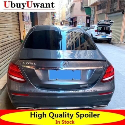 For Mercedes Benz W213 AMG 2015-2018 ABS Spoiler Car Tail Wing Decoration Rear Trunk Spoiler For Mercedes W213 E Class