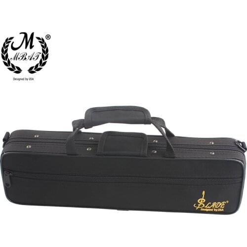 M MBAT Portable Flute Bag 600D Waterproof Oxford Cloth Flute Case Storage Box Handbag With Strap Musical Instrument Accessories