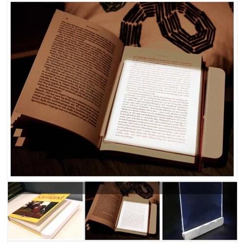 LED reading book light bookmark panel light portable flat panel light panel eye protection bookmark LED light