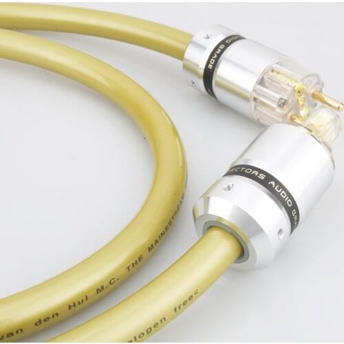 VDH M.C the Mainsstream Hybrid Halogen Free Schuko Hifi Power Cable Aluminium Schuko Plug Cord Power Line CD AMP