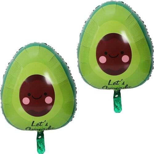 Avocado Balloon Childrens Toy Aluminum Foil Balloon Mexican Food Carnival Birthday Party Decoration Balloon