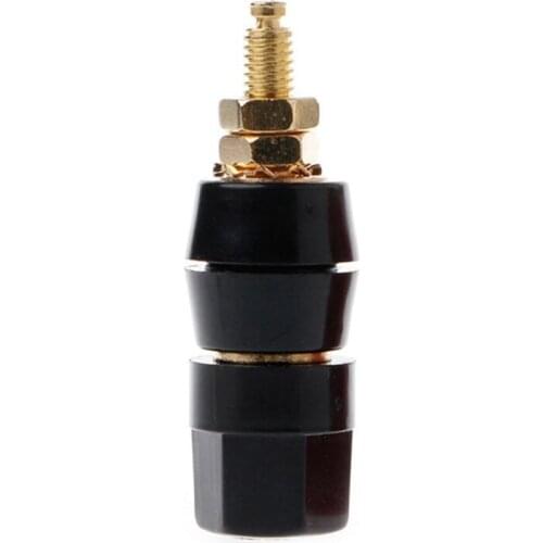 YYSD Speaker Terminal 4mm Banana Plug Red and Black Connector Amplifier Binding Post Speaker Jack Electrical Equipment