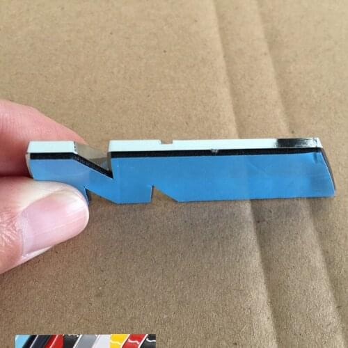 100pcs Black Chrome 74mm 85mm ABS Car Emblem Boot Sticker Shipping Free