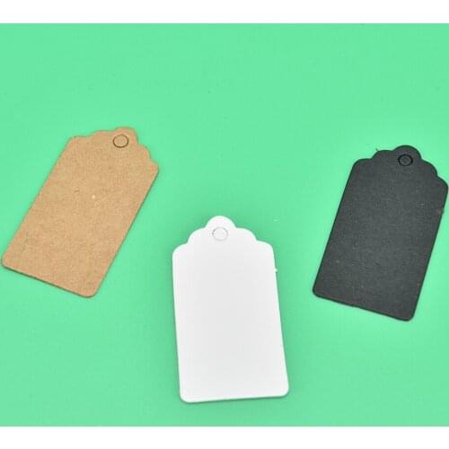100pcs Necklace Cards Hang Favor Label Tag Blank Kraft Paper Jewelry Display For Jewelry Making Diy Accessories Wholesale