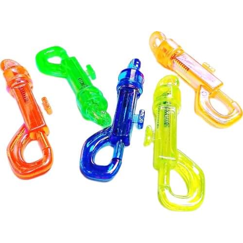 12pcs Plastic Metallic color SWIVEL CLIP Snap Hook TRIGGER Keychain Pinata Bag Filler Birthday Party Favor Gift Novelty carnival