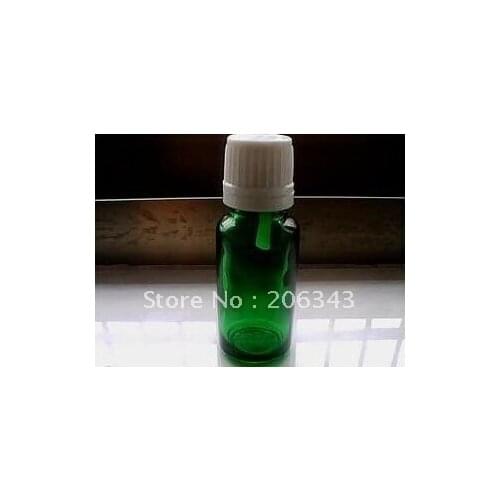 20ml green/blue/brown essential oil bottle with plastic cap