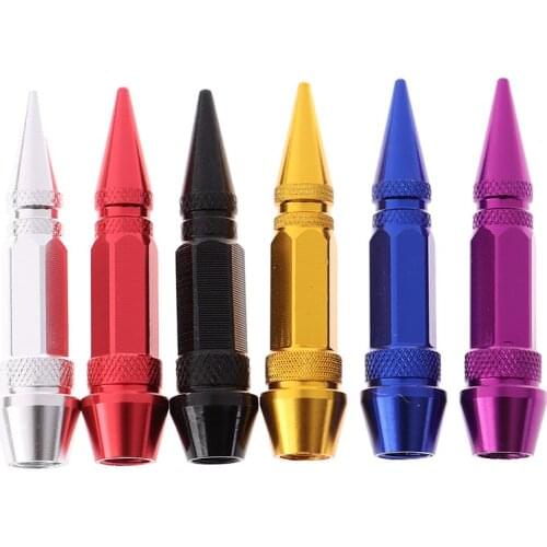 4pcs Universal Fits for Car Motorcycle Bike Wheel Tires Valves Tyre Stem Cap Air Cap Airtight Cover