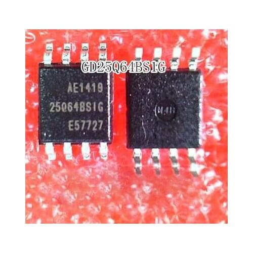 5pcs/lot GD25Q64BSIG GD25Q64CSIG GD25Q64 25Q64BSIG 25Q64 SOP-8 In Stock