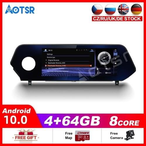 Android 10.0 4+64GB Car Multimedia Player Stereo GPS DVD Radio NAVI Navigation for Lexus UX ZA10 UX200 UX250h 2019 2020 Headunit
