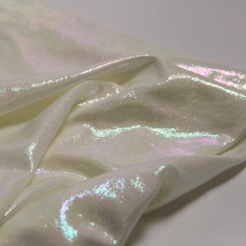 Bronzed Jersey fabric stretchy Magic Shiny fabric bronzing costume fabric DIY stage cosplay Dress