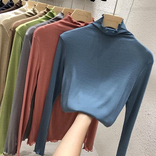 Tees for women White mesh bottoming shirt womens spring new western style thin lady girls shirts blouse top P3 1127