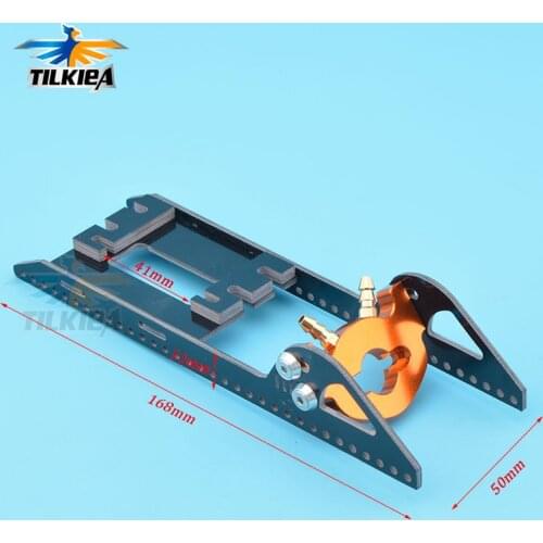 Good Quality Rc Boat 28/29mm Motor Mount With Servo Mount Holder Assembly for 28mm/29mm Brushless Motor Rc Boat Spare Parts