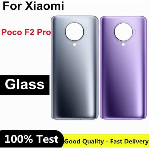 6.67" For Xiaomi Poco F2 Pro Battery Cover Back Glass Panel Rear Housing Door Case Poco F2 Pro Back Battery Cover