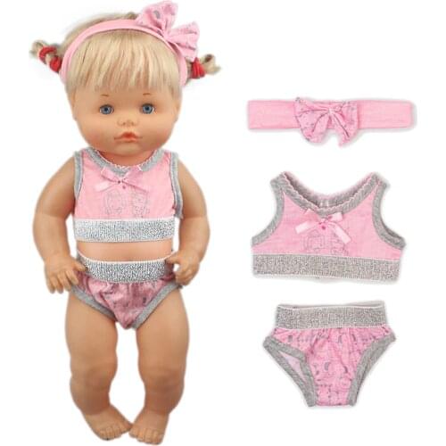 Cute bikini For 42 cm Nenuco Doll 17 Inches Baby Doll Clothes