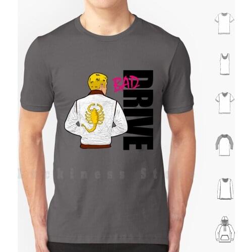 Bad T Shirt DIY Cotton Big Size S-6xl Ryan Gosling Drive Michael Jackson Album Cover Music Bad Album Nicolas Winding Refn