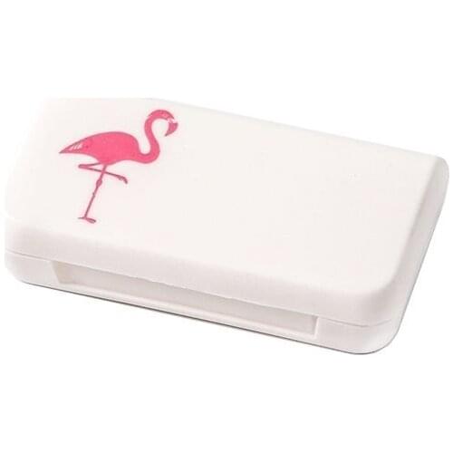 Portable Medicine Pill Case Pill Shaped Tablet Pill Box Organizer Container Pillbox Dispenser Splitter