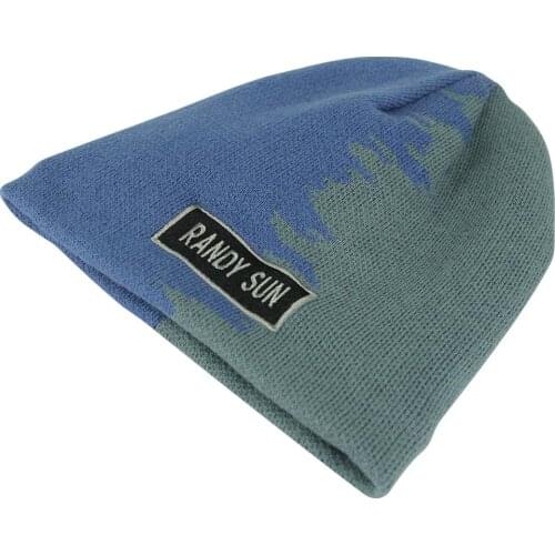 RANDY SUN Mixed Color Outdoor Breathable Waterproof Warm Men Winter Cap Womens Outdoor Knitted Acrylic fibres Hat Cycling Climb
