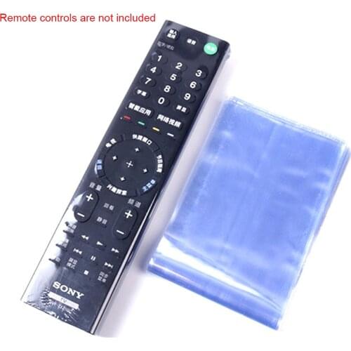 10pcs Television Accessories PVC Protective Cover Waterproof Heat Shrink Film Remote Controller Sleeve Case Anti Scratch #734