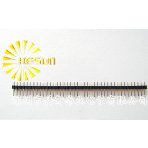 200pcs/lot 2.54mm Single Row Male 1X40 Copper Pin Header Strip Good quality