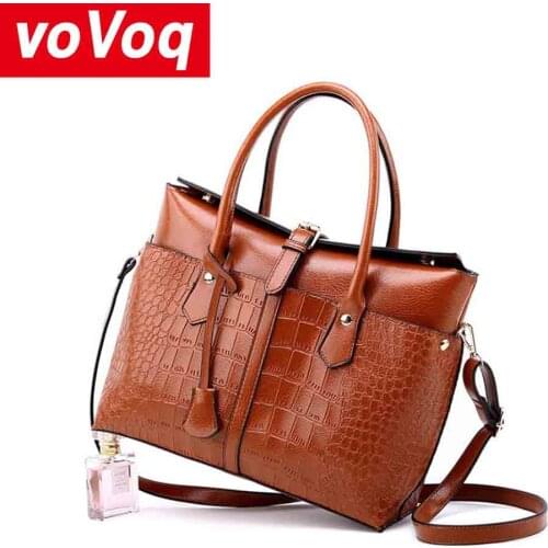 2020 New Arrival Briefcase Female Bag Womens Bag Fashion Crocodile Handbag Fashion Shoulder Oblique Cross Big Bag Crossbody Bag