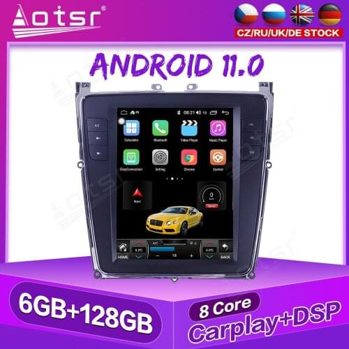 6+128G Android 10 For Bentley Continental 2012+ GPS Navigation Car Radio Player Head Unit Multimedia Stereo Audio DSP carplay