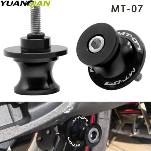 For yamaha MT-07 MT 07 FZ 07 New 6mm 8mm 10mm Motorcycle Blue CNC Aluminum Swingarm Spools Slider For yamaha MT-07 MT 07 FZ 07