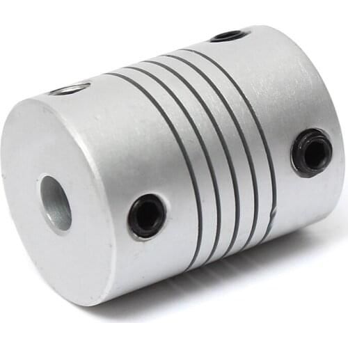 Fixmee 5mm To 8mm Flexible Coupling OD 19x25mm 5x8 mm Motor Jaw Shaft Coupler Brand New