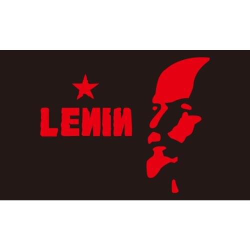 90x150cm USSR Soviet Lenin Flag 3X5FT Banner Brass Metal Holes CCCP Flag