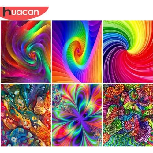 HUACAN Painting By Numbers Colorful Flower For Adults 50x65cm DIY Room Wall Art Pictures By Number Home Decoration Gift