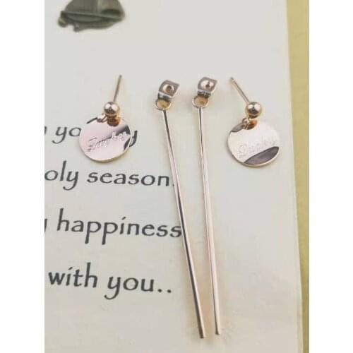 The American and European pop exquisite brand woman earring jewelry