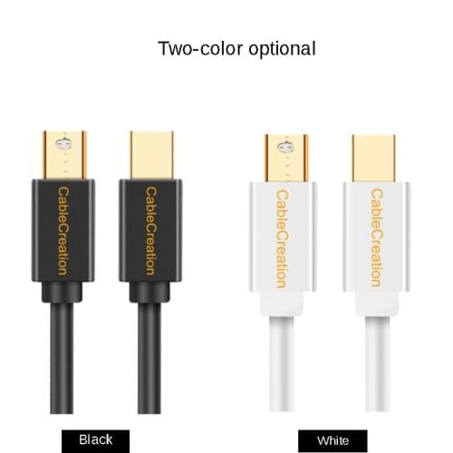 1.8m 4K Mini DisplayPort Cable Thunderbolt 2 Male to Male 1080P Mini DisplayPort DP Converter for Apple iMac Macbook Pro Air