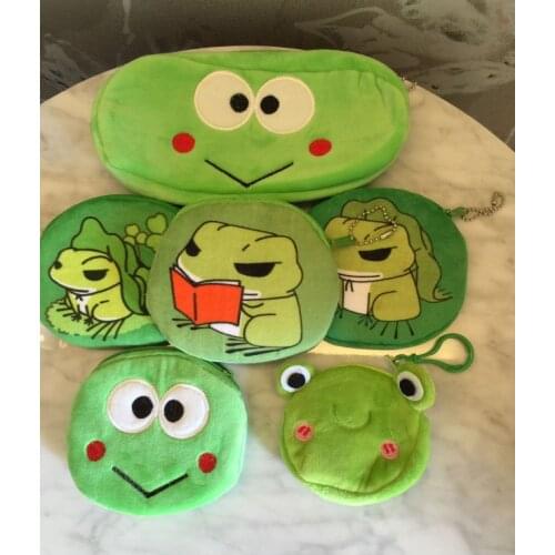 Kawaii NEW 10CM Plush Pocket Coin Purse Wallet Pouch Case BAG ; Women Lady Bags Pouch Makeup Case Holder BAG Handbag