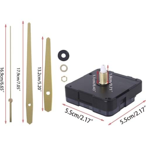 P15D Quartz Wall Clock Movement Mechanism Battery Operated DIY Repair Parts Hands Kit
