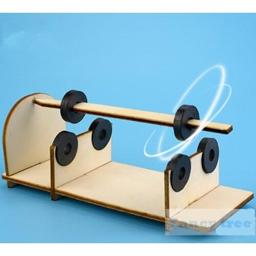 Physical Tecnologia Experiment Diy Kit Wooden Homemade Magnetic Levitation Pen Understanding Magnet Principle Steam Toys