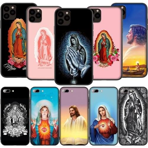 Lavaza K143 Virgin Mary Christian Christmas Silicone Soft Case for iPhone 12 Mini 11 Pro XS Max XR X 8 7 6 6S Plus 5 5S SE 2020