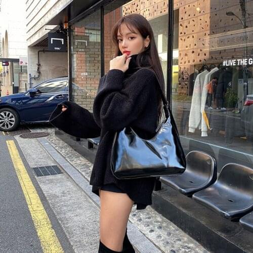 Patent leather luxury handbags women bags Lady Tote Bag Female Pu Shoulder Bag Women messenger crossbody bag bolsa feminina