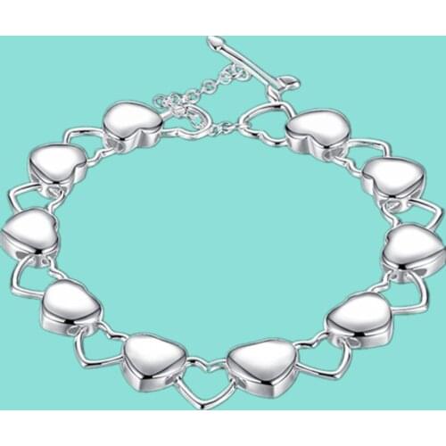 Heart Bracelet For Women 925 Silver Bracelet Women Fashion Charm For Women Jewelry