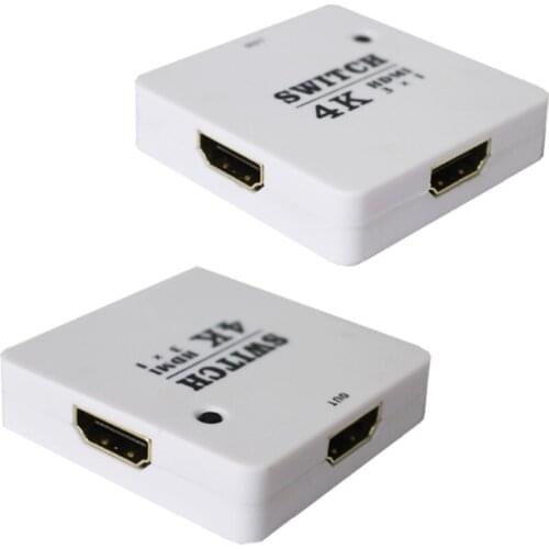 1 Piece HDMI Switch 3 to 1 4K 2160P Video Audio Switcher Splitter Hub For PS4 HD TV HDMI Amplifier Mini Switcher