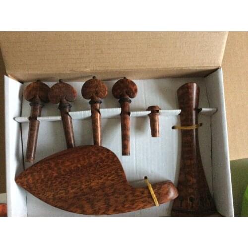 2 sets best snakewood viola fittings perfect hand carved