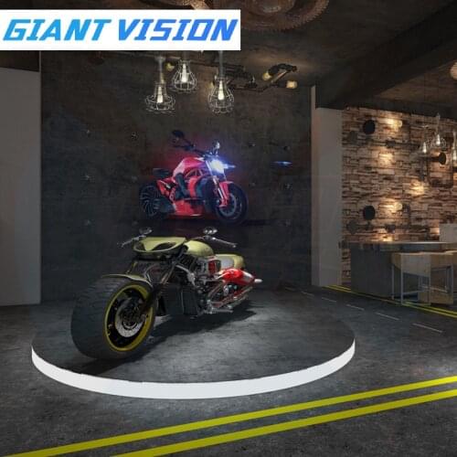 Markdown Sale Motorcycle Shop 3d Hologam Fan Bluetooth WIFI Novel Holographic Projection Advertising Lights With Music