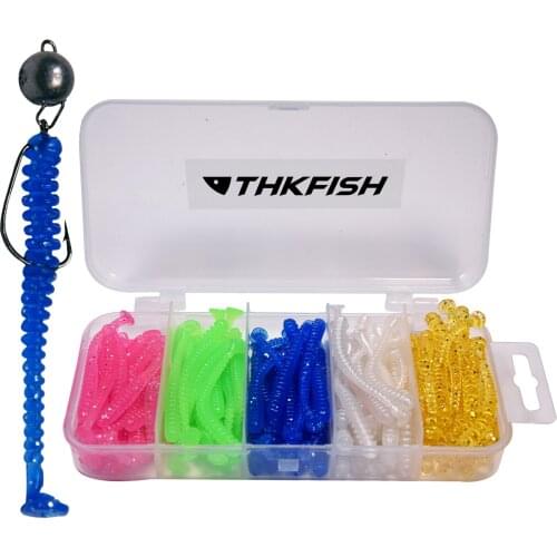 50pcs/box Soft Fishing Bait 0.6g 4.5cm Artificial Baits Wobblers Shad Soft Lures Carp Silicone Fishing Soft Baits Tackle