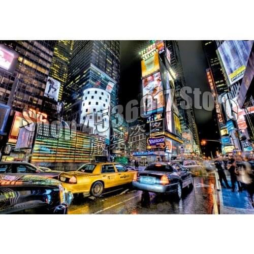 Diamond Mosaic DIY Diamond Painting Cross Stitch Times Square, NY Cars City Home Decor Picture Of Rhinestone Full Handmade Gift