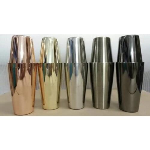 American Boston shaker wine pot gold - plated rose gold cocktail shakers