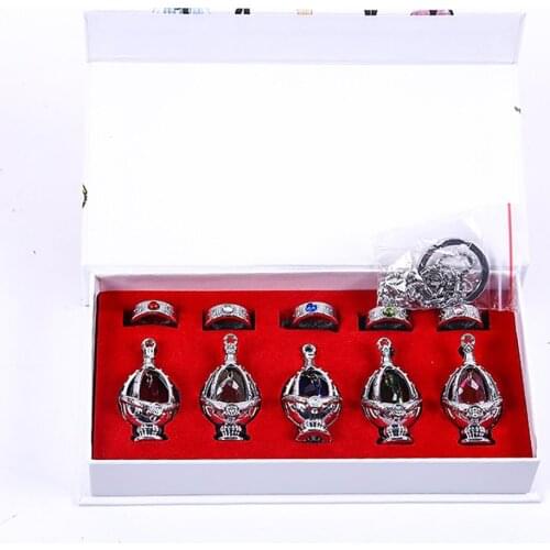 Anime Puella Magi Madoka Magica Cosplay Akemi Homura Soul Gem set Pendant Necklace With Box Children Gift Collection