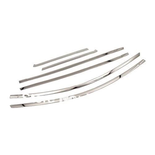 Car Styling Chrome Side Door Window Top Trim Set For Toyota RAV4 2013 Up