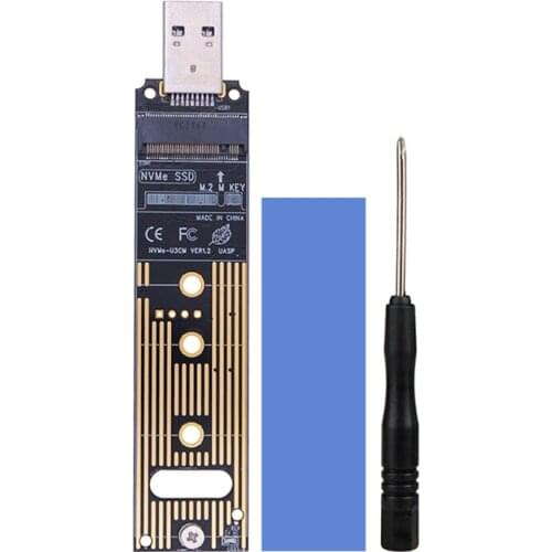 Wireless M.2 NVME SSD to USB3 .1 Adapter Type-A HDD to USB3.0 Converter Card