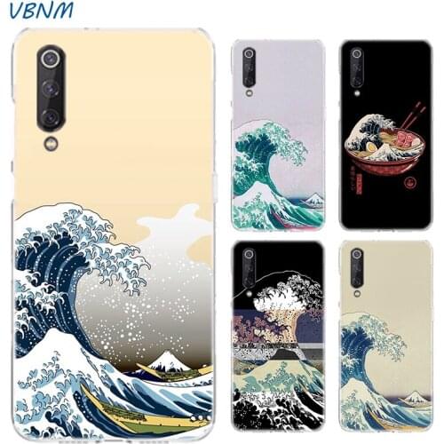 Great Wave off Kanagawa Japan Silicone Shell Back Case For Xiaomi Note 10 9 8 lite A3 5X 6X CC9 CC9E 9SE 8SE 9T F1 Bags Cover