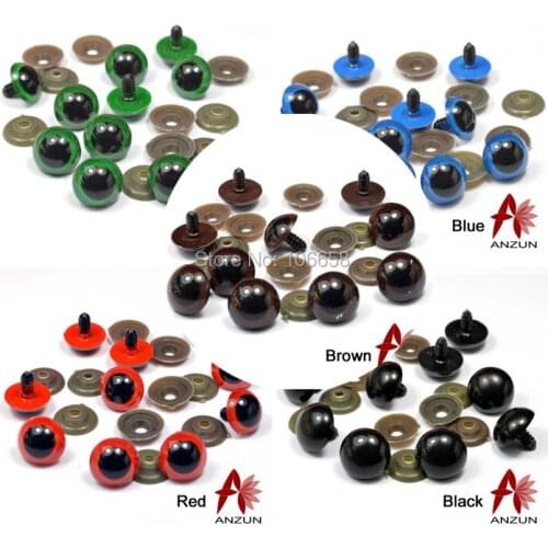 22mm 15 Pairs Environmental Protection Plastic Safety Eyes For Teddy Bear Stuffed Toys Animal Dolls Plastic Beads many colour