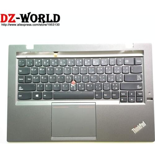 Arabic Backlit Keyboard with Palmrest Touchpad for Lenovo Thinkpad X1 Carbon 2nd 20A7 20A8 Backlight Teclado 04X6493 0C45074