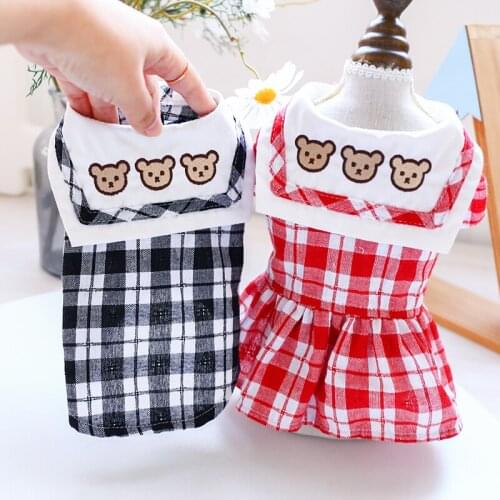 Small Dog Dress Summer Pet Clothes Puppy Doggie Chihuahua Yorkshire Pomeranian Shih Tzu Maltese Poodle Bichon Schnauzer Clothing